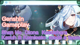[Genshin  Gameplay]  Shen He,  Diona,  Kaedehara Kazuh & Kamisato  made a team