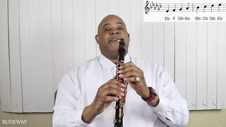 How to play Eb Minor Scale on Clarinet in 2 minutes