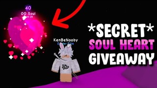 *SECRET* Soul Heart Giveaway in Bubblegum Simulator! (Roblox)