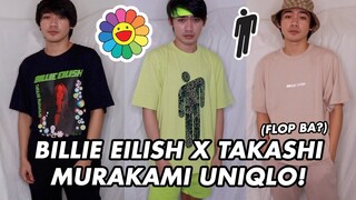 BILLIE EILISH X TAKASHI MURAKAMI UNIQLO (TRY-ON HAUL) | WE DUET