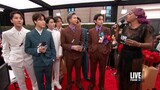 bts.share  their dream  collaboration at grammys 2022. E!  red carpet & award shows