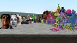 GMOD NEXTBOTS VS ALL POPPY PLAYTIME CHARACTERS In Garry's Mod!