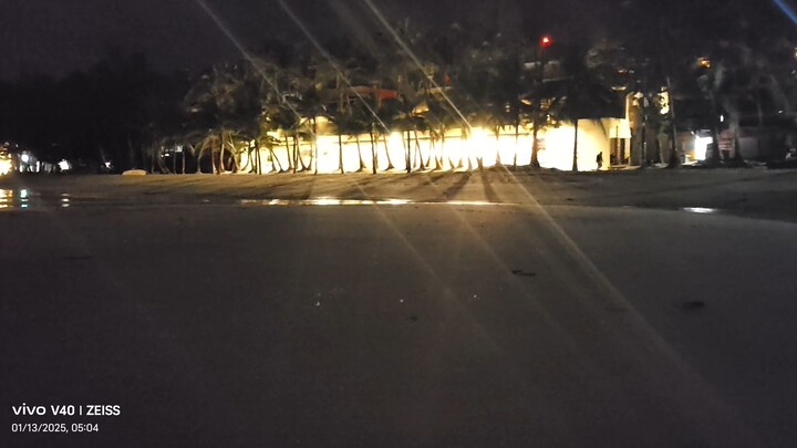 January 13 2025, Boracay night view.