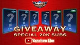 Giveaway SKIN Mobile Legends GRATIS Spesial 20K Subscribers