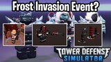 NEW FROST INVASION EVENT? UPDATE LEAK | Tower Defense Simulator | ROBLOX