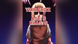 Ymir Fritz Total Kills aot fyp edit anime viral AttackOnTitan animeedit aotedit ymir ymirfritz trending shingekinokyojin foryou 123