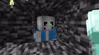 Sans is obviously 1 blood, how can he be invincible when he arrives at MC?