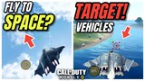 *NEW* JACKAL JET can FLY TO SPACE? TARGET VEHICLES! in CALL OF DUTY MOBILE🥵 #jackal
