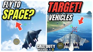 *NEW* JACKAL JET can FLY TO SPACE? TARGET VEHICLES! in CALL OF DUTY MOBILE🥵 #jackal