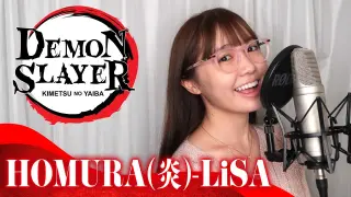 Demon Slayer: Kimetsu no Yaiba HOMURA(炎)-LiSA &ONE PIECE OP | Cover by Mana