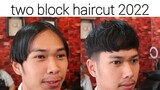 two block haircut | model rambut poni pria