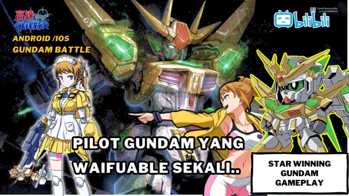 Winning Gundam Punya Pilot Kawai dan Waifuable..!! 🔥🔥 Gundam Battle CN Gameplay