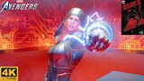 Black Widow vs The Red Room with Golden Gate Vigilante Skin - Marvel's Avengers Game (4K)