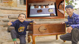 To stop his grandchildren from being addicted to the Internet, a grandfather creates a racing game from wooden blocks. The artistry of villagers are incredible!