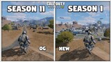 Season 1 Vs Season 11 In Codm Battleroyale | Location Comparison