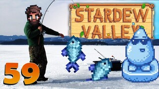 Stardew Valley - #59 - Ice Fishing! (4-Player Gameplay)