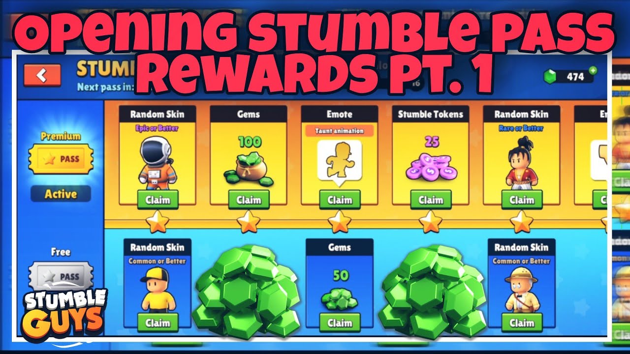 Unwrap victory and many jolly rewards with our festive Stumble Pass!