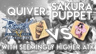 CHOOSING QUIVER OR SAKURA PUPPET? HAVING HIGH RAW ATK - RAGNAROK MOBILE SEA