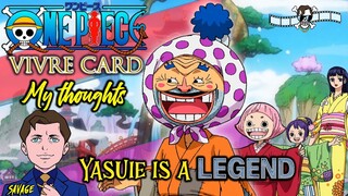 How I Feel About Yasuie's BIG Secret | Wano Vivre Card Information Reaction & Discussion