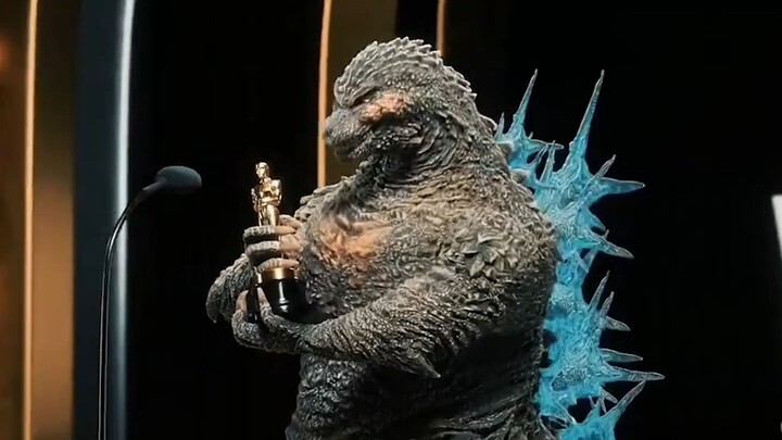 Godzilla เฉลิมฉลองให้กับแอนิเมชัน "Godzilla-1.0" ที่คว้ารางวัลออสการ์สาขาวิชวลเอฟเฟกต์ยอดเยี่ยม! โมเ