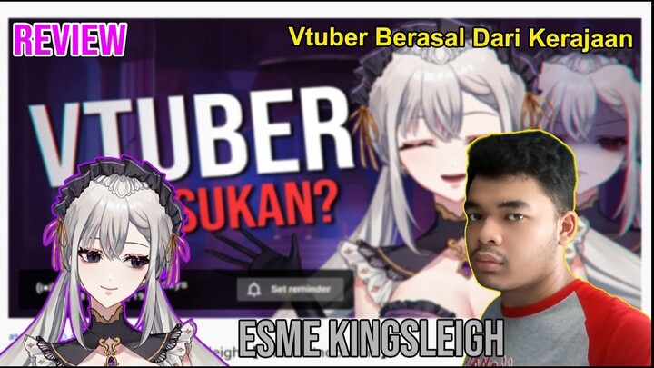 Review Video Perkenalan Vtuber Esme Kingsleigh Ch. MetanoiaID