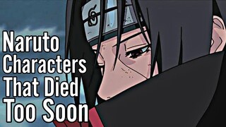 Naruto Characters That Died Too Soon