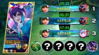 3x Savage in a Game🔥 (44 Kills Mythic Ranked Game) - Mlbb