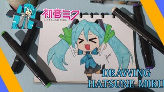 Mewarnai Idol kita hatsune Miku 😯 | DRAWING anime