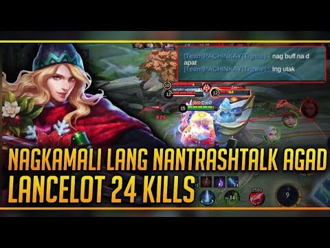 Nag kamali lang nantrashtalk agad hahaha lancelot 24 kills 2 vs 5