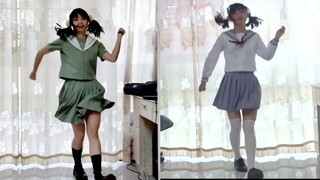 Comparison of 14-year-old and 18-year-old cover dance ~ Good morning on Friday [Azusa-chan]