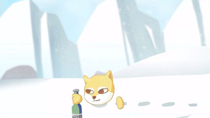 狗 头 雪 山 炫 啤 酒