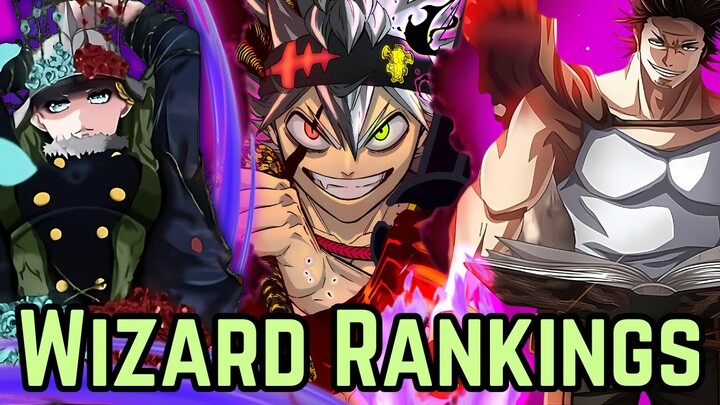 The MOST Popular Wizards Ranked In Black Clover!