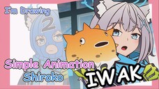 Timelapse Shiroko "Iwak" | Blue Archive | Simple Animation