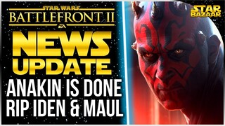 Anakin Nerfed Again, Iden Droid & Darth Maul Saber Throw Change | Star Wars Battlefront 2 Update