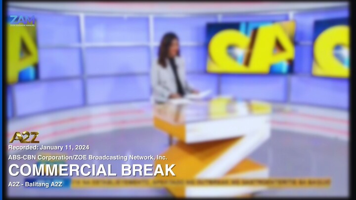 A2Z - Balitang A2Z commercial break (10:55pm) [11-JAN-2024]