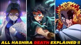 All 9 Hashira/Pillars Death Explained In Hindi | Demon Slayer