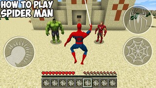 HOW TO PLAY SPIDER MAN in MINECRAFT REAL HULK vs IRON MAN Minecraft GAMEPLAY REALISTIC Movie traps