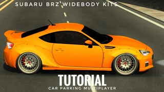 FREE SUBARU BRZ WIDEBODY TUTORIAL | Rocket Bunny | Car Parking Multiplayer | New Update | zeti