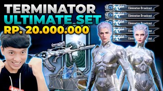 NEKAT GACHA SKIN QBZ ULTIMATE TERMINATOR SENILAI RP 20.000.000 ?! WOW KEREN BANGET !! - PUBG MOBILE