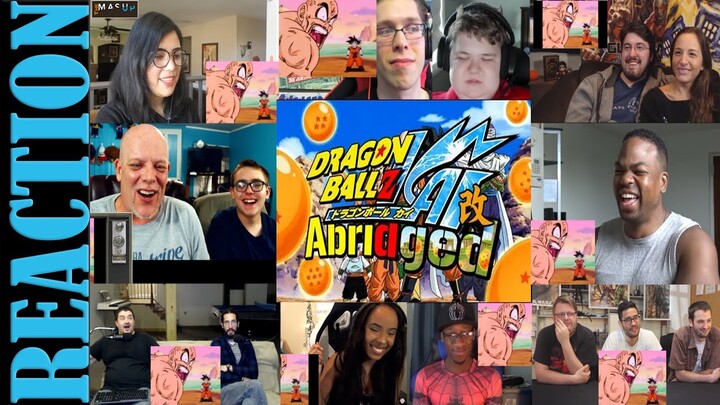 DragonBall Z KAI Abridged: Episode 1 - TeamFourStar (TFS) REACTIONS MASHUP