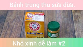 Bánh trung thu sữa dừa nhỏ xinh dê làm phần 2