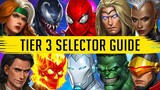 Tier 3 Selector Guide 2022 (1st to 20th Ranked) - Marvel Future Fight