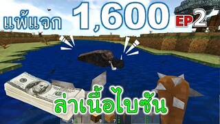 ล่าเนื้อไบซัน EP2 โหมด Cruel แพ้แจก 1600 -Survivalcraft [พี่อู๊ด JUB TV]