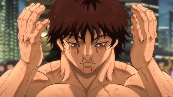 Baki Hanma vs Muhammad Ali Jr, Full Fight Scene, Eng Dub