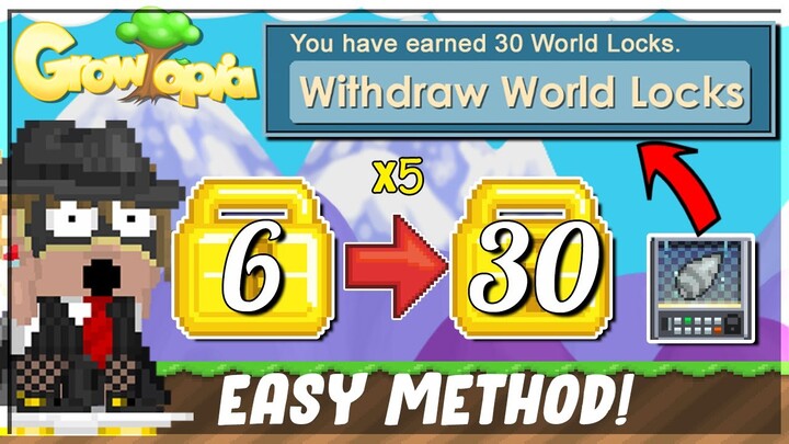 HOW TO 5X YOUR 6 WLS?! 🤑 6 TO 30 WLS?!?! (HUGE PROFIT)🔥 | Growtopia How to get rich 2021