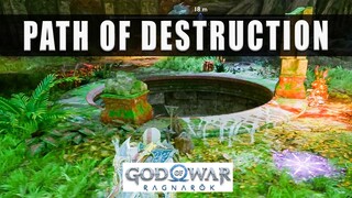 God of War Ragnarok Path of Destruction walkthrough guide - How to fight last dragon in The Jungle