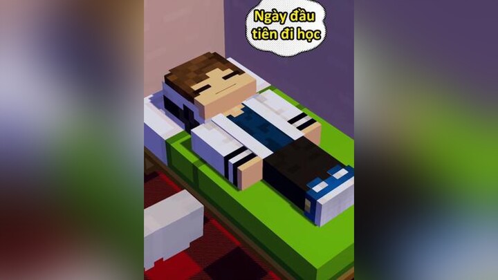 Ngày đầu tiên đi học của Vinh thật vui quá 🤣 vinhmc minecraft wondergamer vtmgr