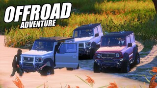 OFFROAD ADVENTURE, PEGUNUNGAN, TRACK TERJAL BERBAHAYA, PEMANDANGAN INDAH !! GTA V ROLEPLAY