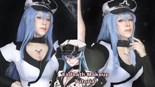 Esdeath Cosplay From Akame Ga Kill! ( Make up Tutorial  )