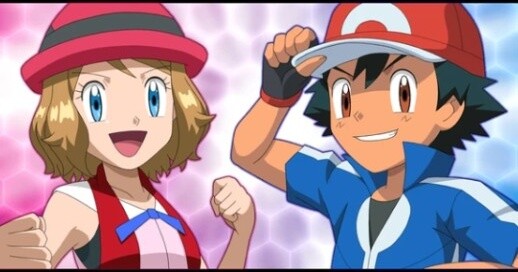 Hoạt hình|Pokémon|Bản đồ Ash & Serena vẽ cùng nhau sẽ mãi ở trong tim